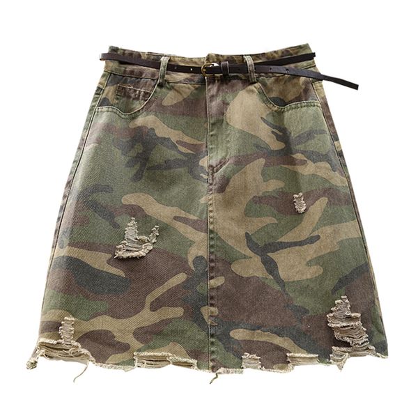 camouflage fashion mini kokerrok streetwear hoge waisted rok zomer gat vrouw rok 2019 vintage koreaanse stijl cargo, Black